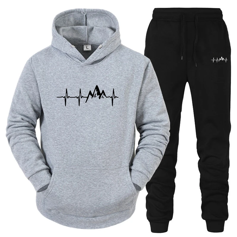 Fashion Men's Tracksuit High Quality Men Two Piece Outdoors Set Hot Sale Sportswear Sweatpants Hoodie Comfortable Casual Jogging
Fashion Men's Tracksuit High Quality Men Two Piece Outdoors Set Hot Sale Sportswear Sweatpants Hoodie Comfortable Casual Jogging