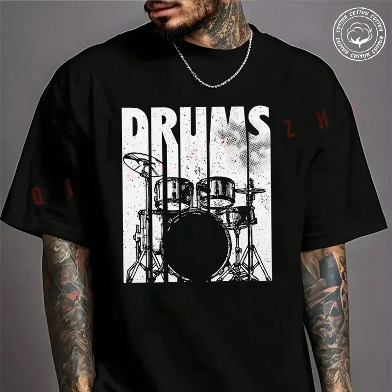 Drums Drummer Graphic Motorcycle T-Shirt For Riders Men's Cotton Fashion Casual High Quality Round Neck Tshirt Tee
Drums Drummer Graphic Motorcycle T-Shirt For Riders Men's Cotton Fashion Casual High Quality Round Neck Tshirt Tee