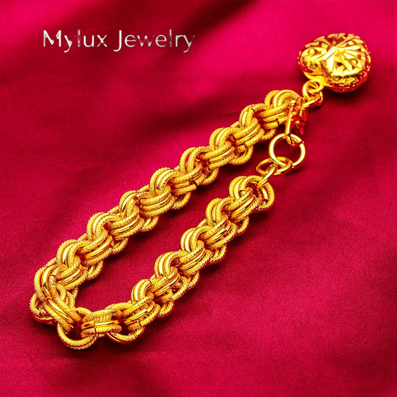 Mylux Jewelry Love Bead Bracelet for Women, 24K Gold, AU999 | Antique Victorian heart carvings, vintage glamour for formal occas
Mylux Jewelry Love Bead Bracelet for Women, 24K Gold, AU999 | Antique Victorian heart carvings, vintage glamour for formal occas