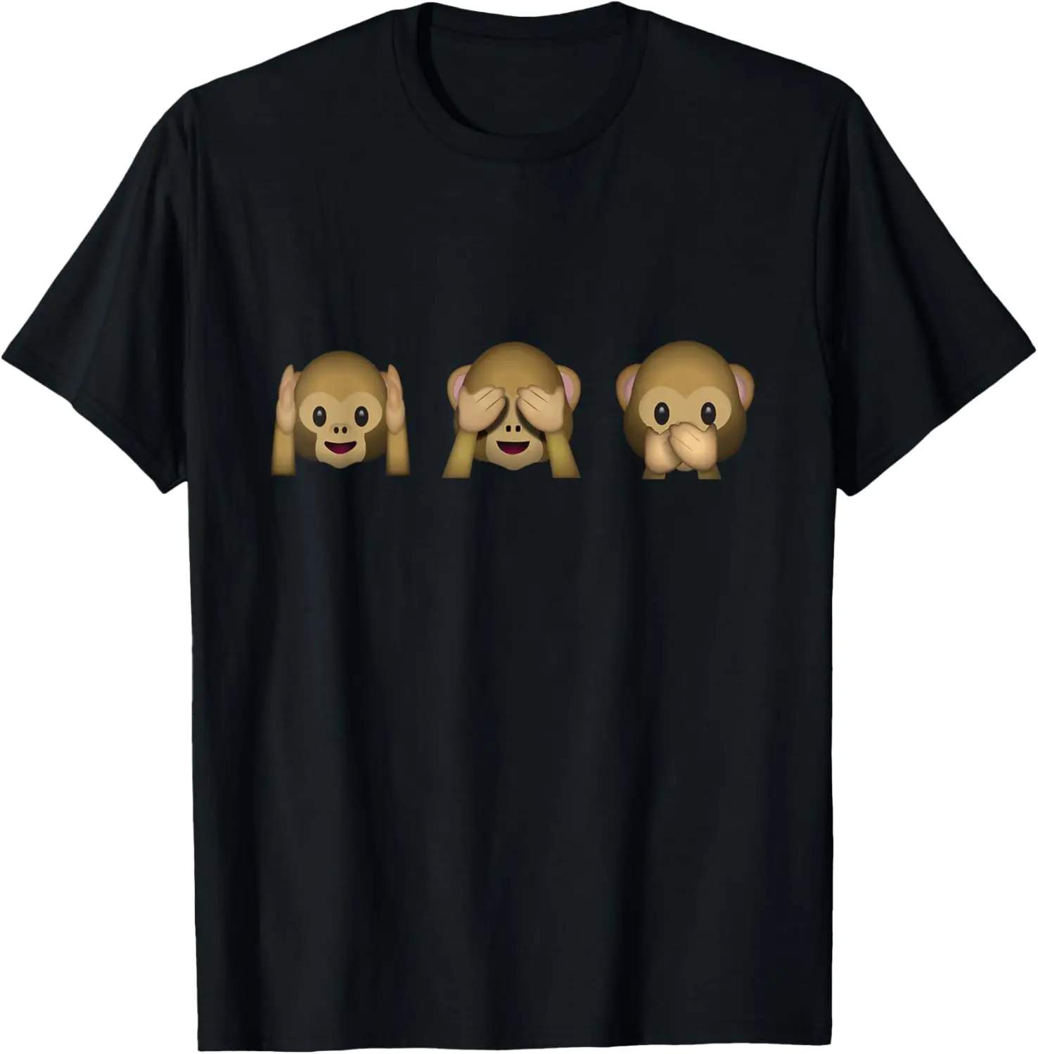 See No Evil Hear No Evil Speak No Evil Monkeys Graphic Tee Casual Cotton T-Shirt For Men
See No Evil Hear No Evil Speak No Evil Monkeys Graphic Tee Casual Cotton T-Shirt For Men