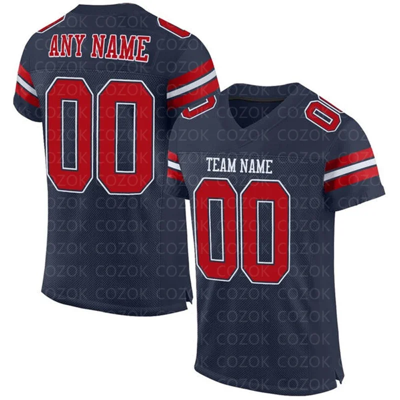 Red Black Series Customized Football Jersey for Men Football Short Sleeves Athletic Tee Shirts
Red Black Series Customized Football Jersey for Men Football Short Sleeves Athletic Tee Shirts