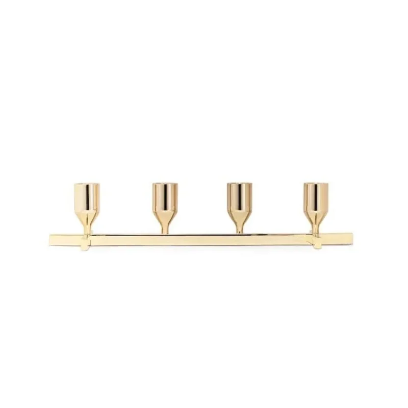 Nordic light luxury gold candle holder home living room bedroom study tabletop ornament
Nordic light luxury gold candle holder home living room bedroom study tabletop ornament