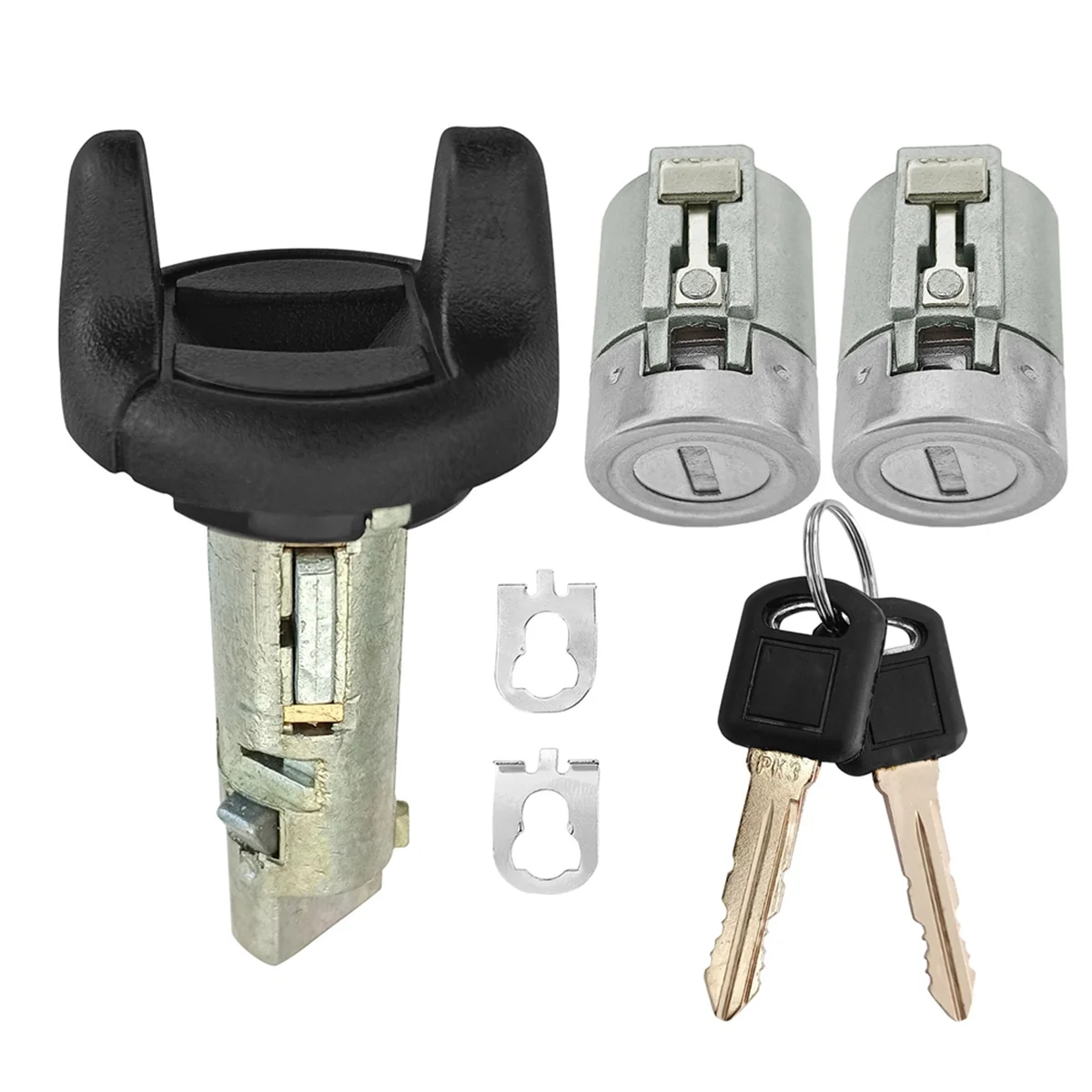 Ignition Lock Switch Door Lock Cylinder Key Kit 702671 702674 597749 for GMC Chevrolet C/K Pickup Suburban Tahoe Yukon -T45C
Ignition Lock Switch Door Lock Cylinder Key Kit 702671 702674 597749 for GMC Chevrolet C/K Pickup Suburban Tahoe Yukon -T45C