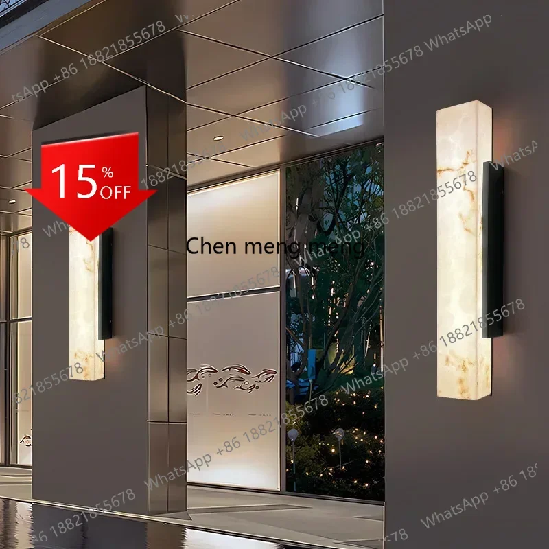 A139 Modern and simple solar outdoor wall lamp outdoor waterproof sensor imitation marble terrace long wall lamp 80CM
A139 Modern and simple solar outdoor wall lamp outdoor waterproof sensor imitation marble terrace long wall lamp 80CM