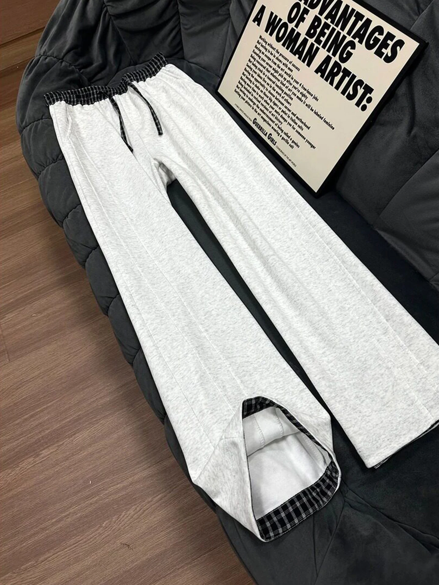 American Plaid Patchwork Straight Leg Men's Summer Cleanfit Slim Fit Sweatpants Casual Loose Wide Leg Pants
American Plaid Patchwork Straight Leg Men's Summer Cleanfit Slim Fit Sweatpants Casual Loose Wide Leg Pants