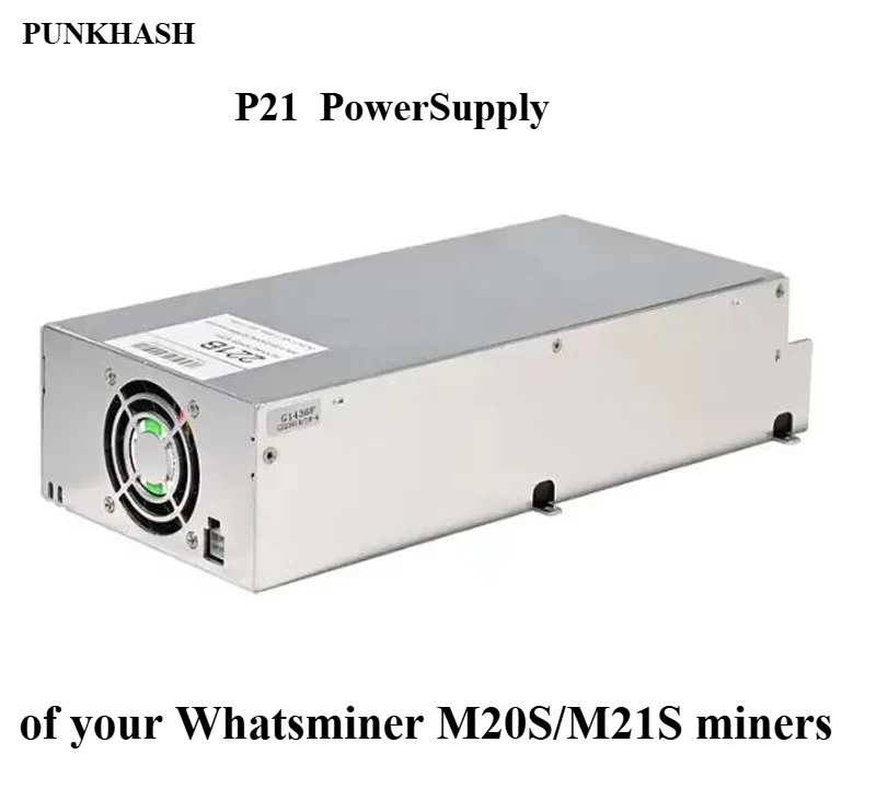 Оригинальный блок питания P21 3500 Вт для Whatsminer M20S/M21S/M21D ASIC Miner, высокоэффективный стабильный блок питания с глобальной доставкой
Оригинальный блок питания P21 3500 Вт для Whatsminer M20S/M21S/M21D ASIC Miner, высокоэффективный стабильный блок питания с глобальной доставкой