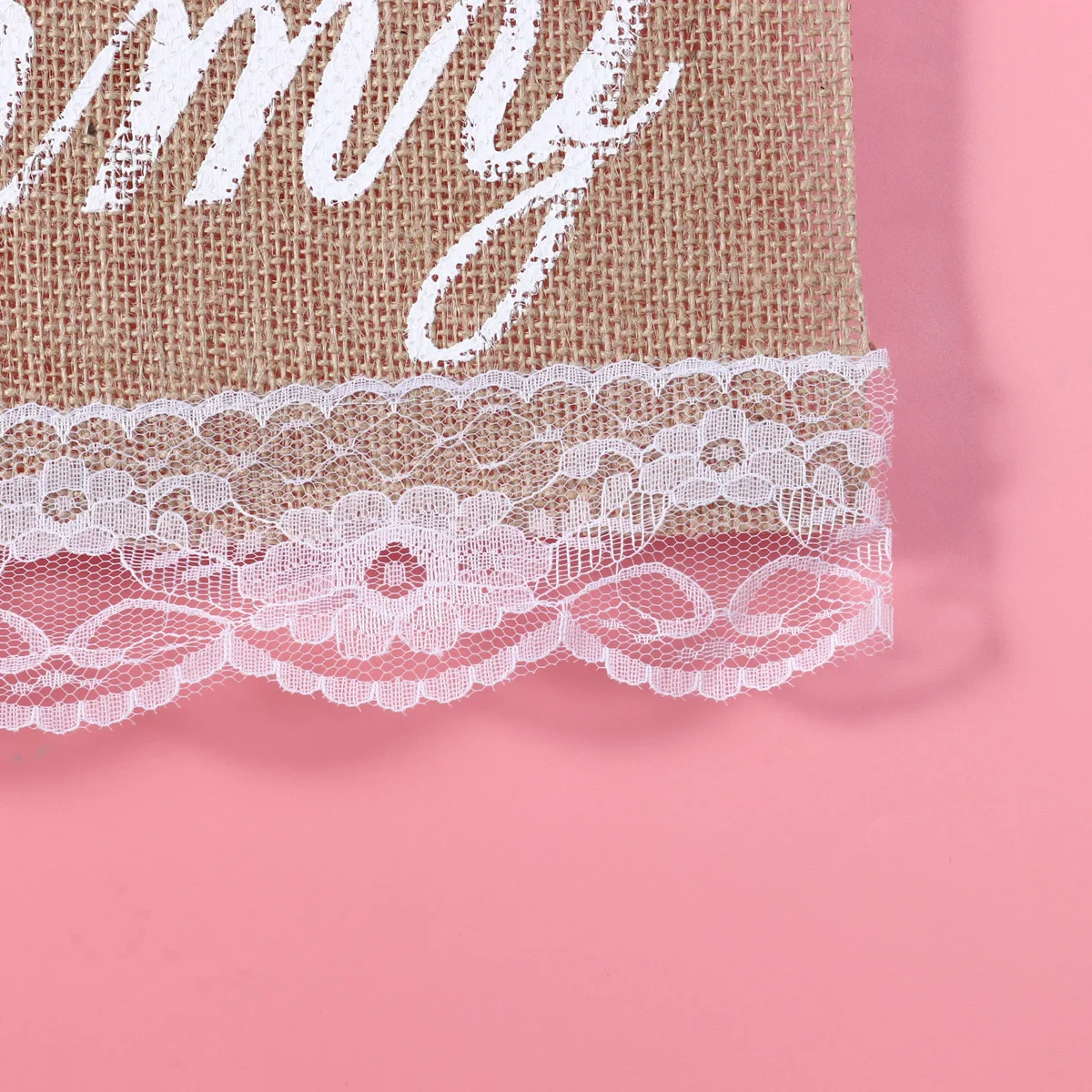 Daddy Here Comes Mommy Burlap Banner Rustic Vintage Wedding Hanging Decoration Lace Bottom Bunting Country Style Celebration
Daddy Here Comes Mommy Burlap Banner Rustic Vintage Wedding Hanging Decoration Lace Bottom Bunting Country Style Celebration