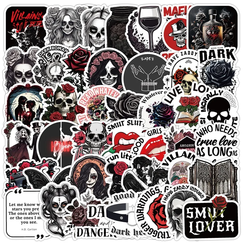 10/30/50PCS Gothic Love Sticky PVC Sticker Aesthetic Korean Decoration Scrapbooking DIY Hand Accounting Supplies for Kids
10/30/50PCS Gothic Love Sticky PVC Sticker Aesthetic Korean Decoration Scrapbooking DIY Hand Accounting Supplies for Kids