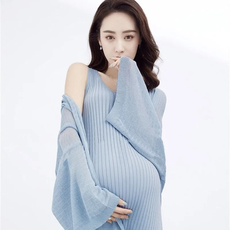 Knitted Maternity Photography Dresses Sling Dress Robe Set Elegant Sexy Dresses For Pregnant Women Pregnancy Photo Shoot Clothes
Knitted Maternity Photography Dresses Sling Dress Robe Set Elegant Sexy Dresses For Pregnant Women Pregnancy Photo Shoot Clothes
