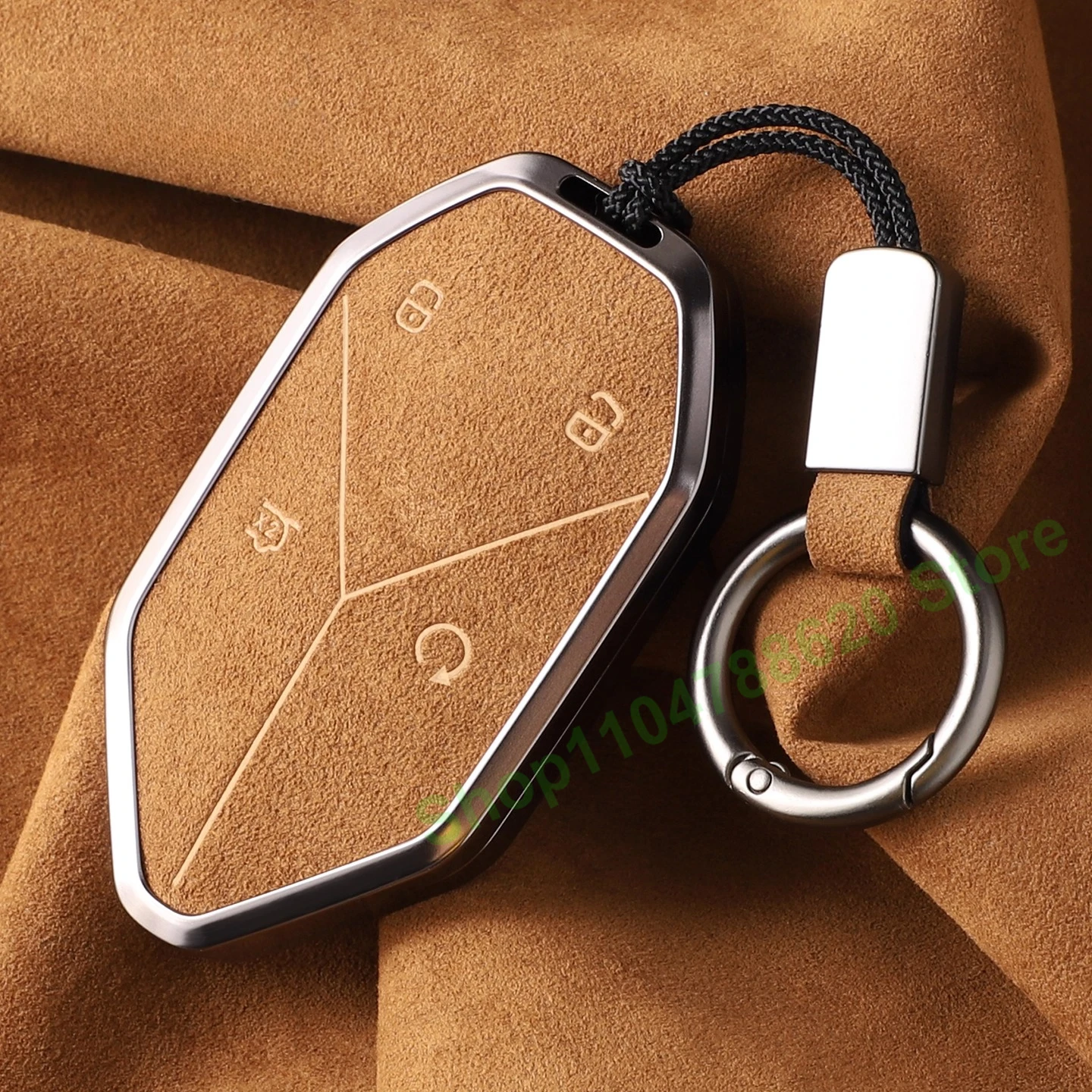 Alcantara Car Key Case Bag For BYD Equation Leopard 5 8 Titanium 7/ Titanium 3 KeyChain Interior Decor Accessories
Alcantara Car Key Case Bag For BYD Equation Leopard 5 8 Titanium 7/ Titanium 3 KeyChain Interior Decor Accessories