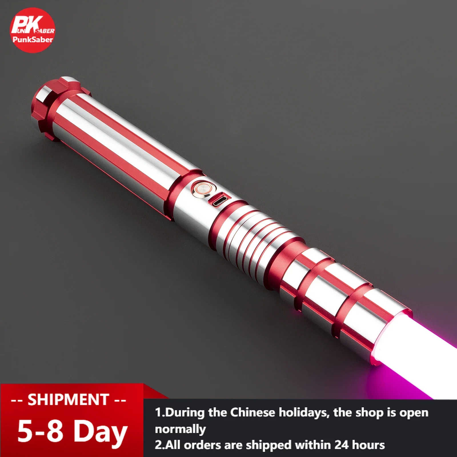PunkSaber Lightsaber Neopixel Jedi Laser Sword Heavy Dueling Sensitive Smooth Infinite Changing Hitting Sound Light Saber Toy
PunkSaber Lightsaber Neopixel Jedi Laser Sword Heavy Dueling Sensitive Smooth Infinite Changing Hitting Sound Light Saber Toy