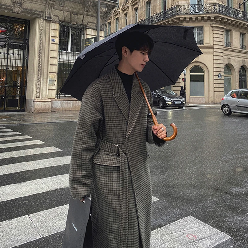 Fashion Men Wool & Blends Mens Casual Business Trench Coat Mens Leisure Overcoat Male Punk Style Woolen Coats Jackets Q19
Fashion Men Wool & Blends Mens Casual Business Trench Coat Mens Leisure Overcoat Male Punk Style Woolen Coats Jackets Q19