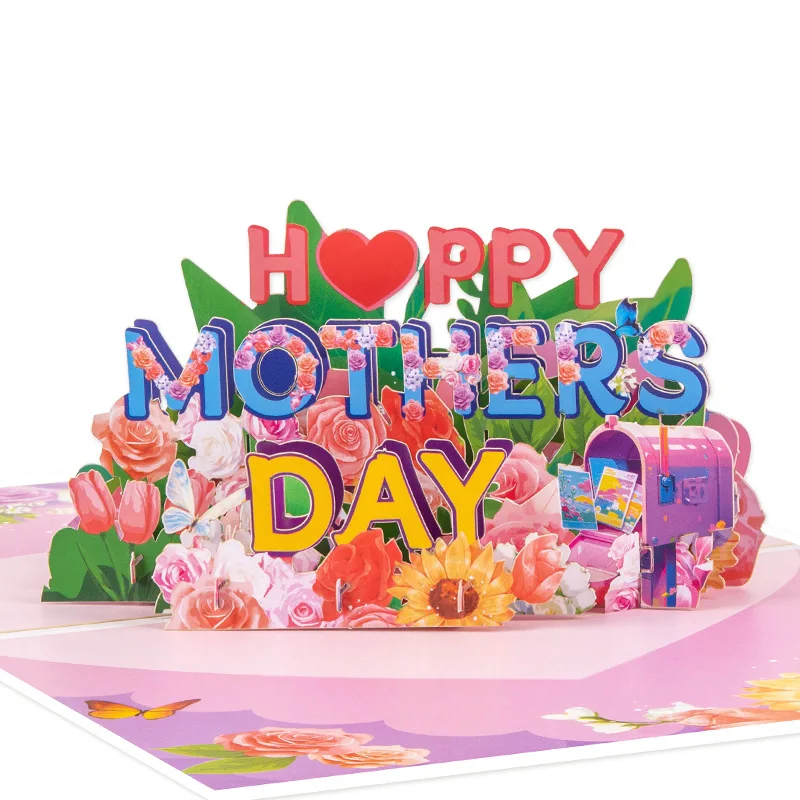 2Pcs 2026 New Mother's Day Greeting Card 3D Pop-Up Foldable Card Gift Hot Foil Stamping Happy Mother's Day
2Pcs 2026 New Mother's Day Greeting Card 3D Pop-Up Foldable Card Gift Hot Foil Stamping Happy Mother's Day