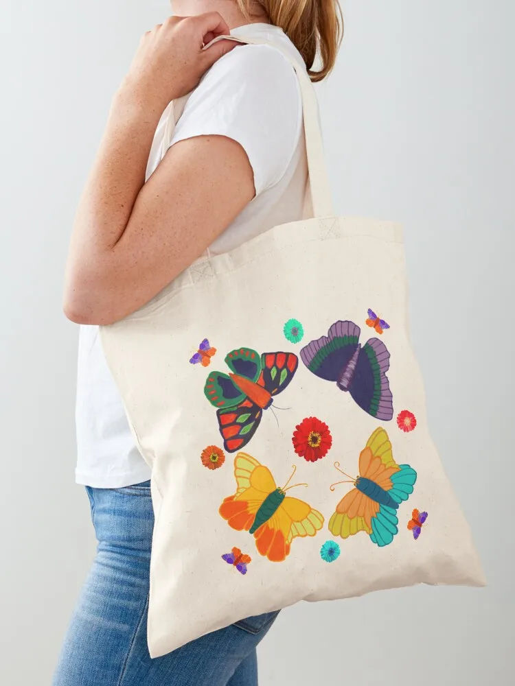 Butterflies and Flower Square Tote Bag Women's bag female bag shopping Cloth
Butterflies and Flower Square Tote Bag Women's bag female bag shopping Cloth