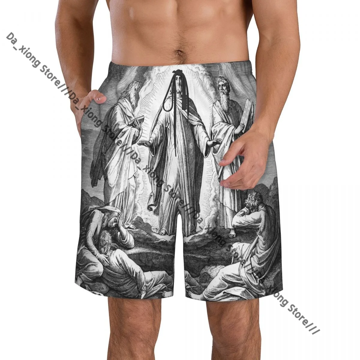 Transfiguration Of Jesus Painting Quick Dry Swimming Shorts For Men Swimwear Swimsuit Trunk Bathing Beach Wear
Transfiguration Of Jesus Painting Quick Dry Swimming Shorts For Men Swimwear Swimsuit Trunk Bathing Beach Wear