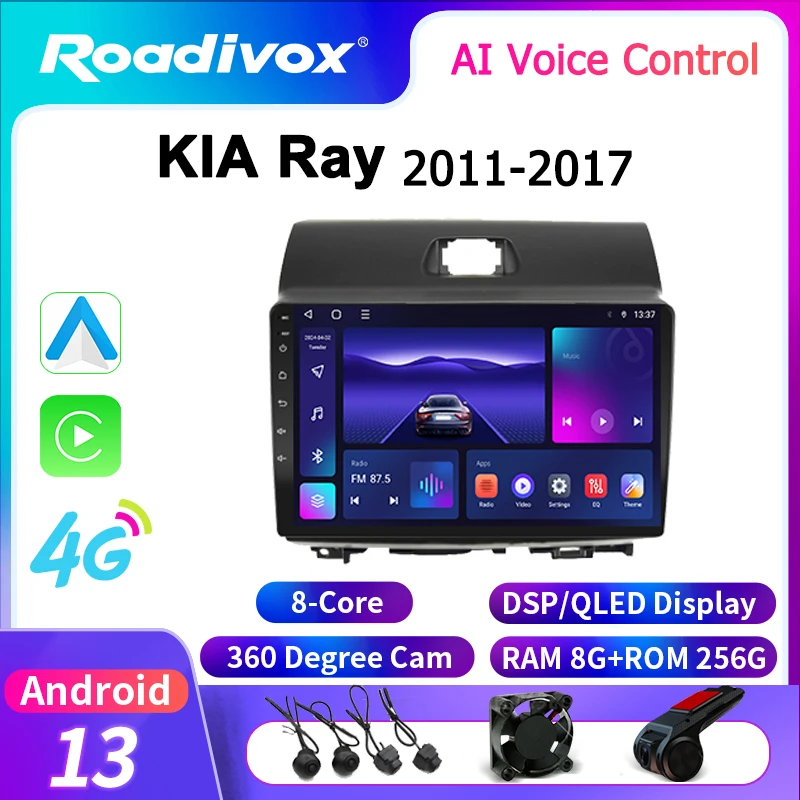 roadivox Android car radio for KIA Ray 2011 2017 stereo GPS Navigation video Multimedia Player tape recorder carplay
roadivox Android car radio for KIA Ray 2011 2017 stereo GPS Navigation video Multimedia Player tape recorder carplay