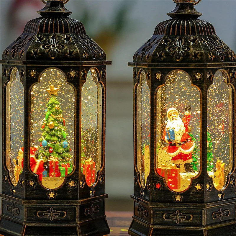 AA80-Christmas Snow Lantern Rotating Glitter Lantern Holiday Gift Decoration For Home A-Santa Claus Ornaments
AA80-Christmas Snow Lantern Rotating Glitter Lantern Holiday Gift Decoration For Home A-Santa Claus Ornaments