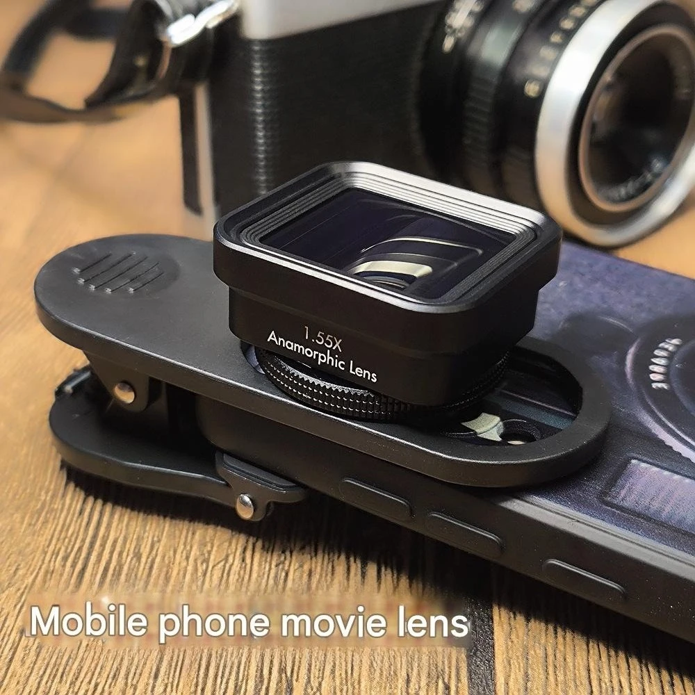 High-end clear professional mobile phone movie lens 1.55X ultra-wide screen blue brushed photoelectric special effects large
High-end clear professional mobile phone movie lens 1.55X ultra-wide screen blue brushed photoelectric special effects large