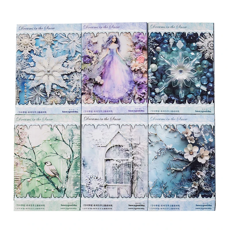 6packs/LOT Dreams in the Snow series cute lovely retro decorative paper memo pad
6packs/LOT Dreams in the Snow series cute lovely retro decorative paper memo pad