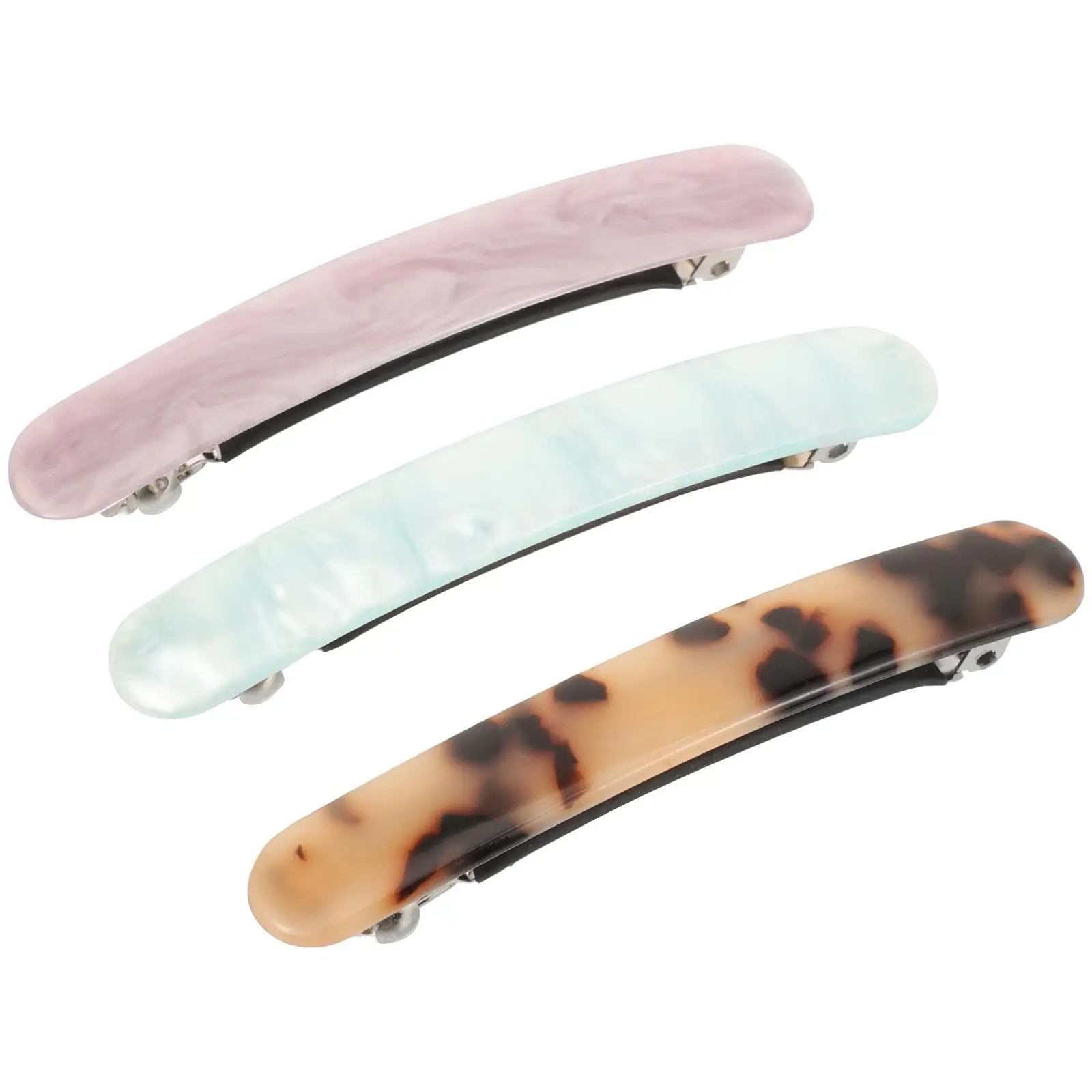 3 Pcs Hair Clip Elegant Accessories Fashion Acetate Sheet Women Hairpins Ponytail Holder Creative Clips Reusable Non Slip
3 Pcs Hair Clip Elegant Accessories Fashion Acetate Sheet Women Hairpins Ponytail Holder Creative Clips Reusable Non Slip