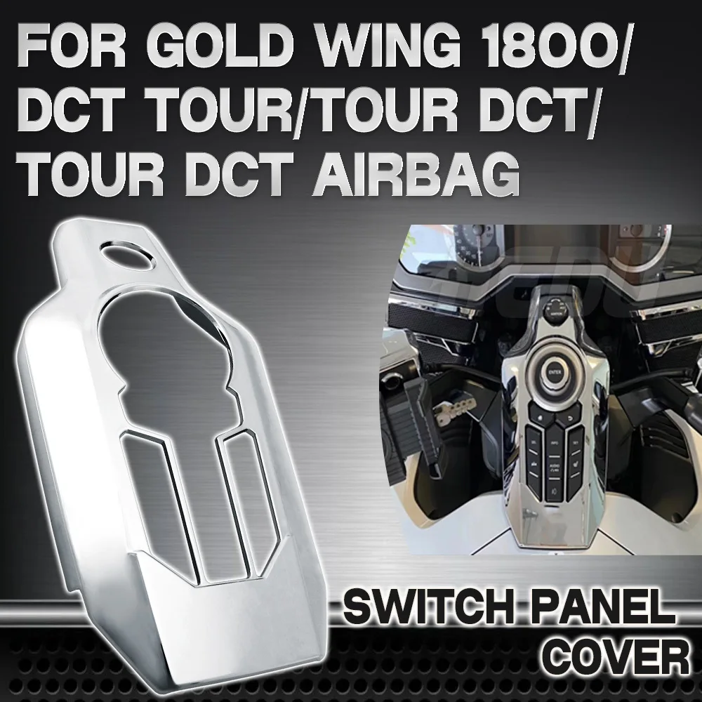 Мотоцикл для Honda GoldWing 1800 Tour DCT Airbag GL1800 F6B 2018-2023, аксессуары, панель переключателя центральной консоли, украшение
Мотоцикл для Honda GoldWing 1800 Tour DCT Airbag GL1800 F6B 2018-2023, аксессуары, панель переключателя центральной консоли, украшение