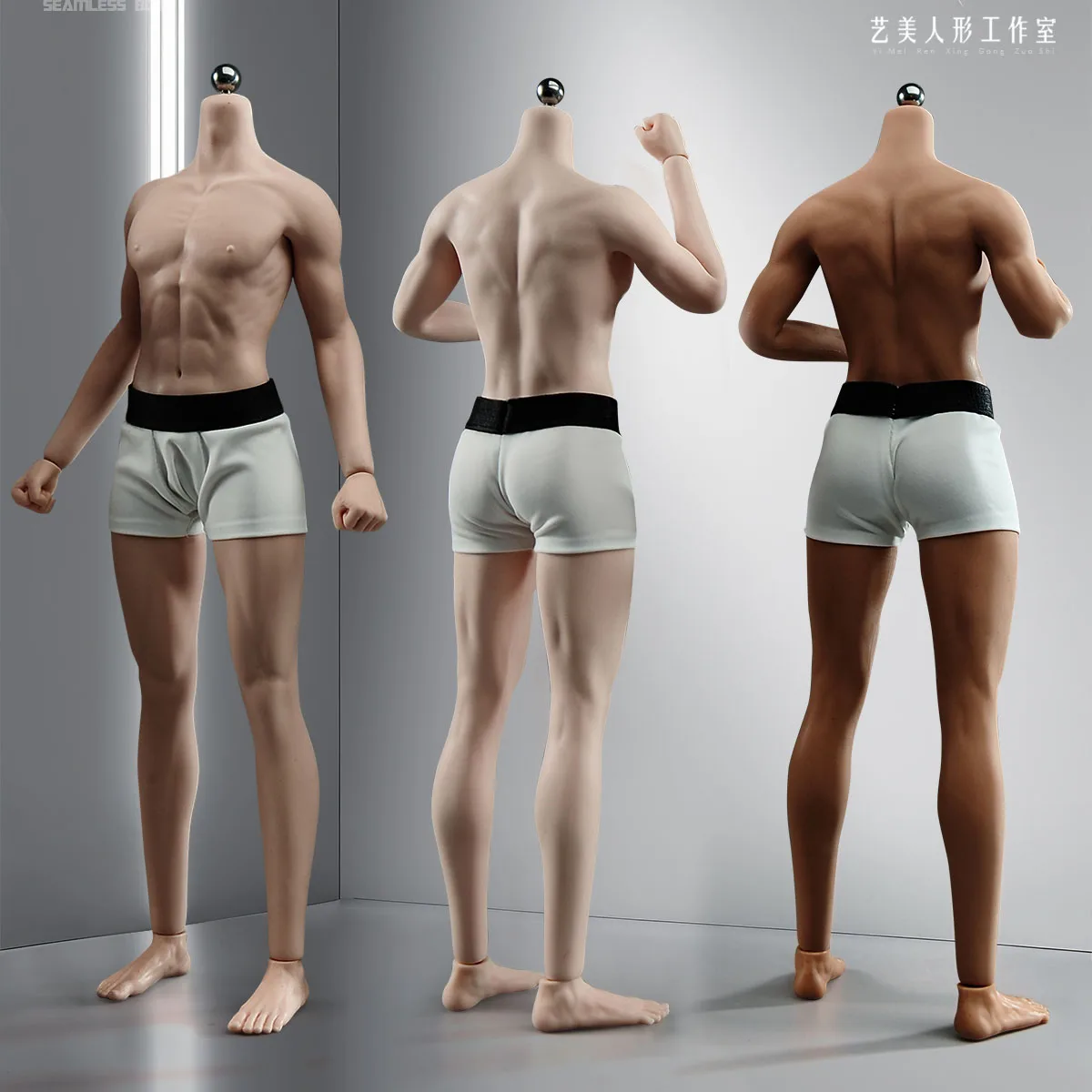 YM511 1/6 Scale Male Standard Seamless Body 12'' Platinum Silicone Super Flexible Soldier Action Figure White Suntan Normal Doll
YM511 1/6 Scale Male Standard Seamless Body 12'' Platinum Silicone Super Flexible Soldier Action Figure White Suntan Normal Doll