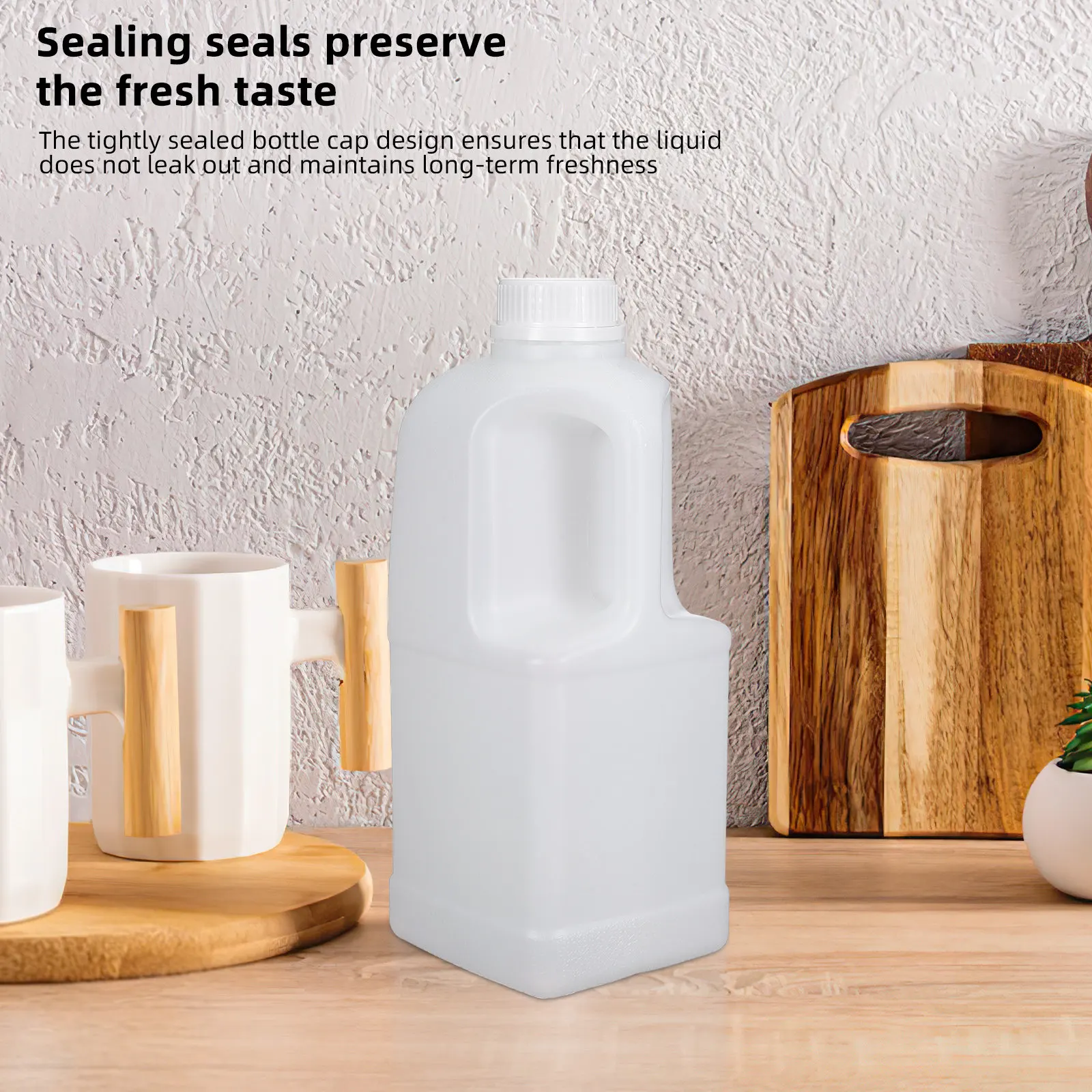 3Pcs Reusable 2 Gallon Water Jug with Caps Heavy Duty Leak Proof Storage Container for Drinks Juice Milk Beverage Fridge
3Pcs Reusable 2 Gallon Water Jug with Caps Heavy Duty Leak Proof Storage Container for Drinks Juice Milk Beverage Fridge