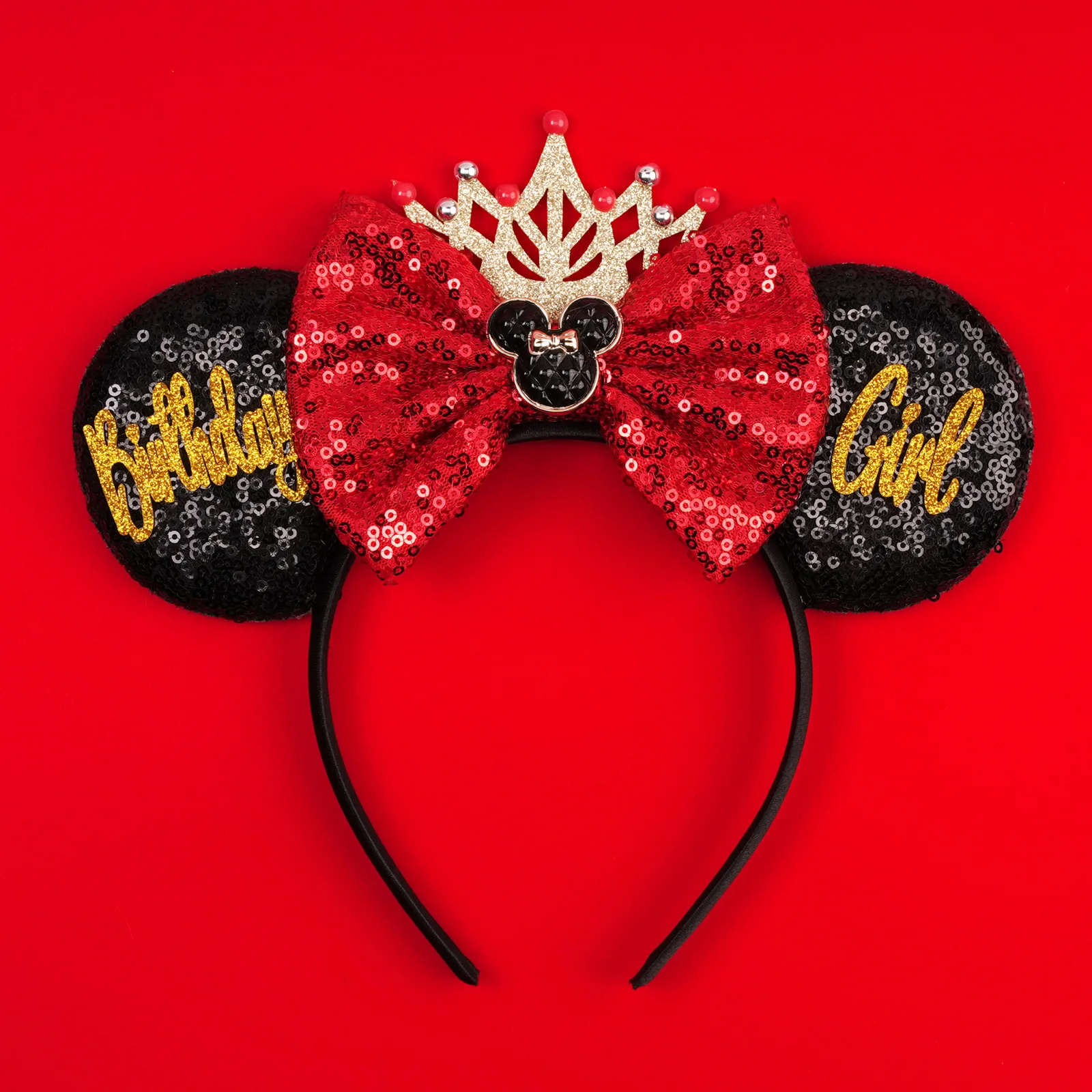 Disney Amusement Park Sequins Mickey Bow Headband Amusement Park Funny Cute Mickey Christmas Headband Hair Accessories Headband
Disney Amusement Park Sequins Mickey Bow Headband Amusement Park Funny Cute Mickey Christmas Headband Hair Accessories Headband