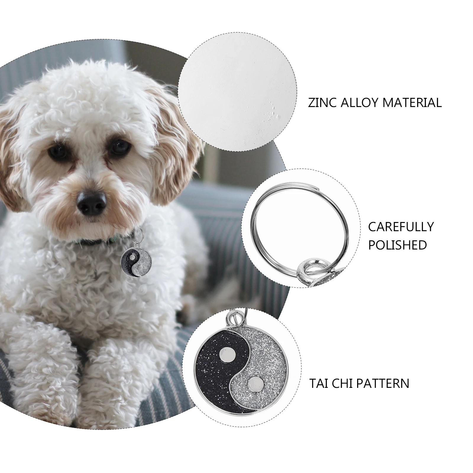 5Pcs Pet ID Tags Zinc Alloy Dog Plates Personalized Hanging Charms Dog Collar Pet Supplies Accessories
5Pcs Pet ID Tags Zinc Alloy Dog Plates Personalized Hanging Charms Dog Collar Pet Supplies Accessories
