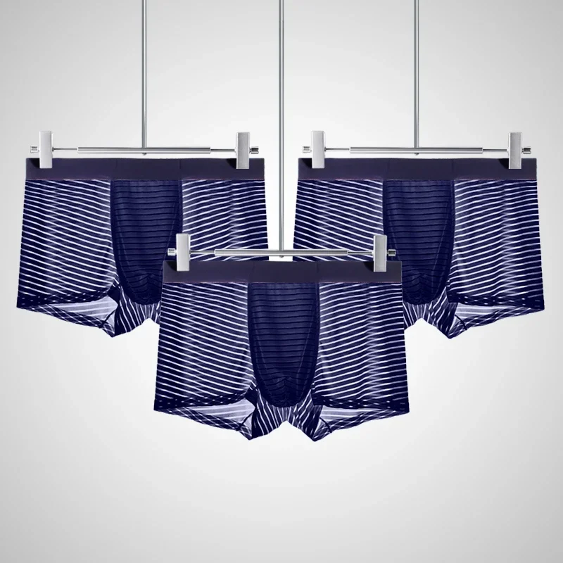 3PCS Men's Ice Silk Underwear, Thin, Seamless, Breathable Boxer Shorts for Summer
3PCS Men's Ice Silk Underwear, Thin, Seamless, Breathable Boxer Shorts for Summer