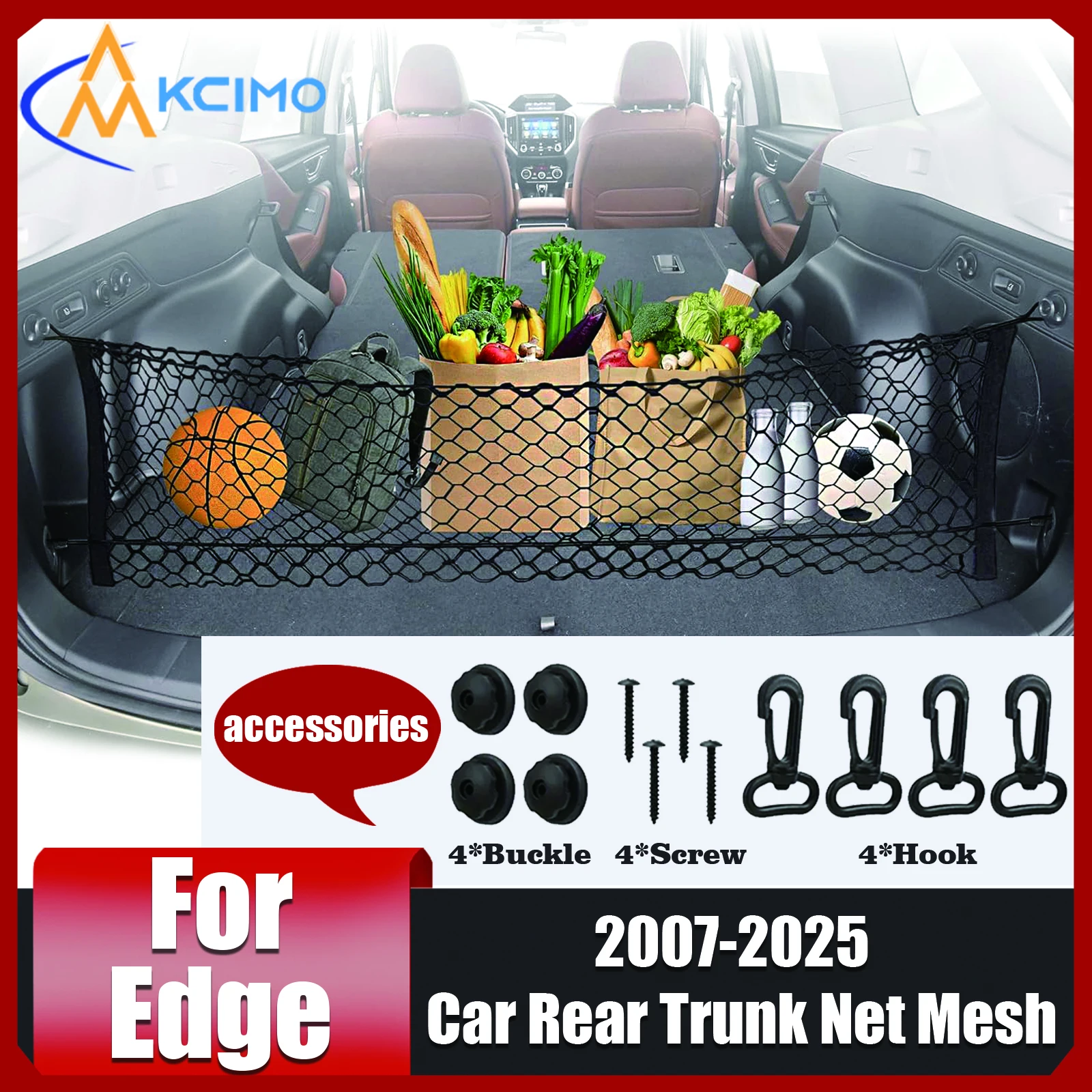 For Ford Edge 2007-2025 Car Rear Trunk Net Mesh Elastic Nylon Back Cargo Storage Organizer Universal Car Accessories
For Ford Edge 2007-2025 Car Rear Trunk Net Mesh Elastic Nylon Back Cargo Storage Organizer Universal Car Accessories