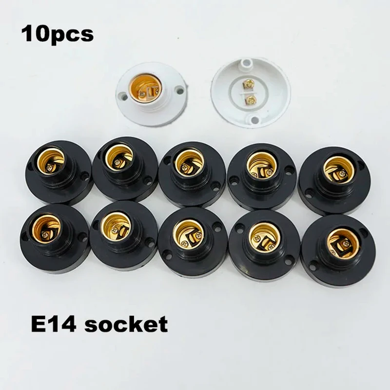 10PCS E14 Light Lamp Bulb Holder Base Fitting Screw Cap LED Light socket bulb e14 Lamp Fixing Adapter Converter 110v 220V C1
10PCS E14 Light Lamp Bulb Holder Base Fitting Screw Cap LED Light socket bulb e14 Lamp Fixing Adapter Converter 110v 220V C1