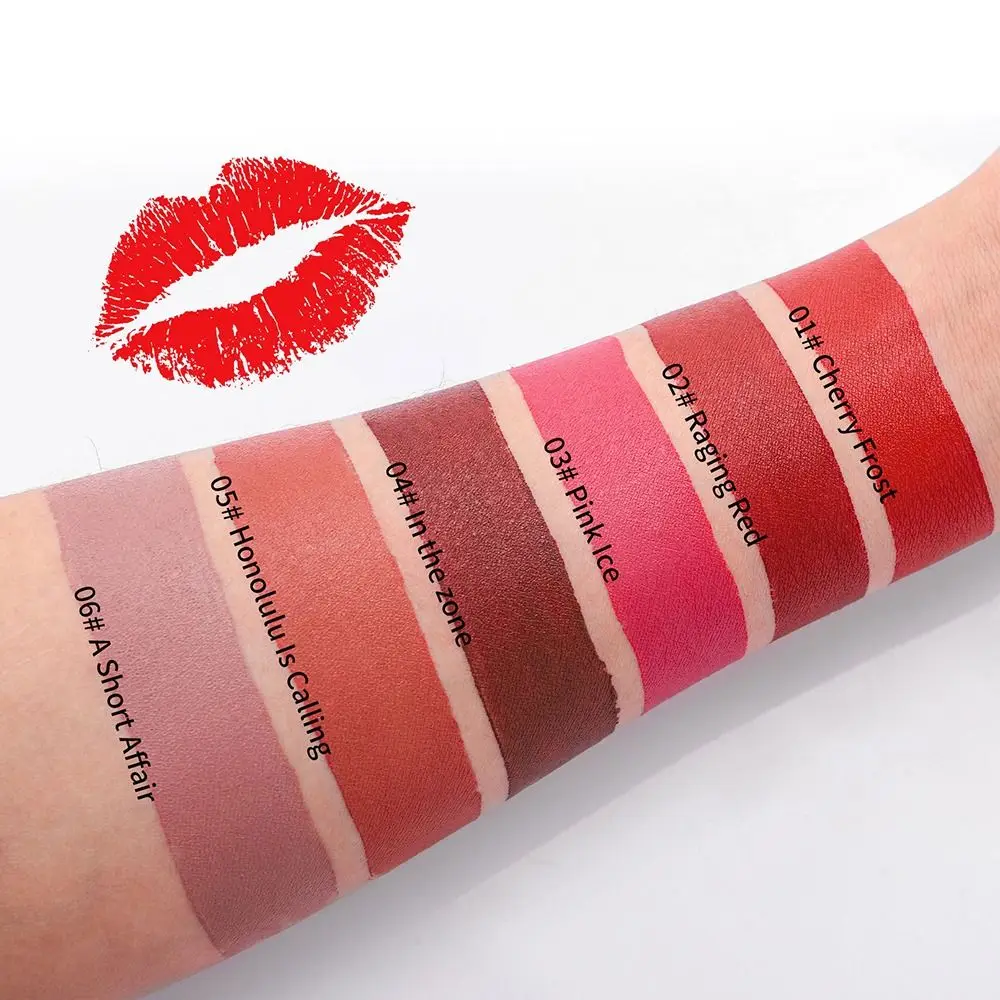 Fashion Soft Mist Nude Matte Lipstick Easy To Color Waterproof Velvet Lipstick Non-stick Not Fading Lip Makeup Cosmetics Women
Fashion Soft Mist Nude Matte Lipstick Easy To Color Waterproof Velvet Lipstick Non-stick Not Fading Lip Makeup Cosmetics Women
