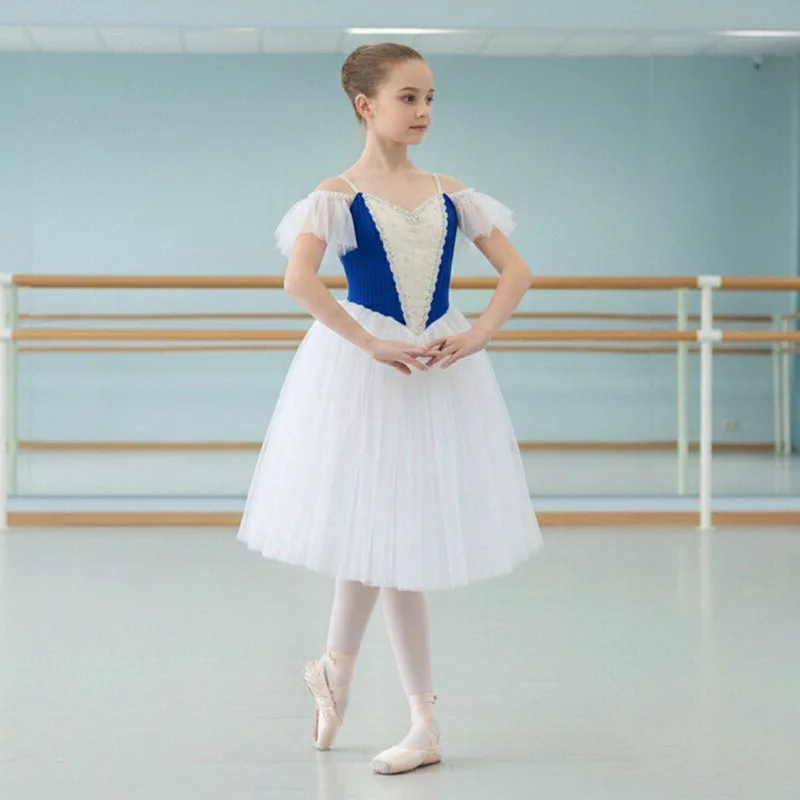 Professional Long Ballet Tutu Dress for Girls - Velvet Top Ballerina Costume for Swan Lake Performances Adult Kids Dancewear
Professional Long Ballet Tutu Dress for Girls - Velvet Top Ballerina Costume for Swan Lake Performances Adult Kids Dancewear