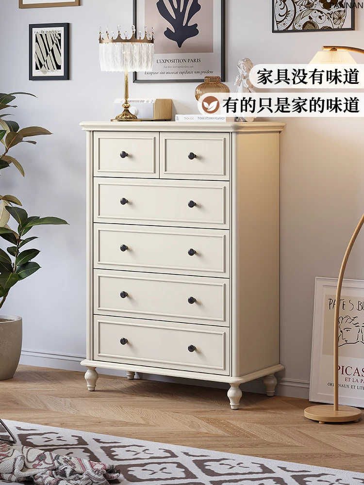 American white chest, living room against the wall storage cabinet, solid wood cream wind, bedroom storage locker
American white chest, living room against the wall storage cabinet, solid wood cream wind, bedroom storage locker