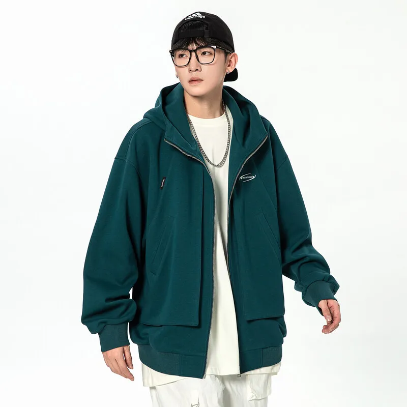 Мужская свободная толстовка-куртка оливкового цвета в стиле ретро, японский стиль, весна-осень, модная, с воротником-стойкой, длинными рукавами, на молнии, для молодежи
Мужская свободная толстовка-куртка оливкового цвета в стиле ретро, японский стиль, весна-осень, модная, с воротником-стойкой, длинными рукавами, на молнии, для молодежи