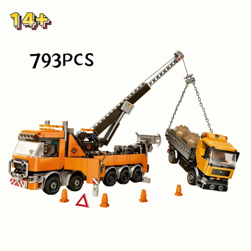 В наличии 793 детали: Набор строительных блоков MOC 60467 «Городская серия: Тяжелый башенный кран» для детей, подарки на Рождество и Хэллоуин
В наличии 793 детали: Набор строительных блоков MOC 60467 «Городская серия: Тяжелый башенный кран» для детей, подарки на Рождество и Хэллоуин