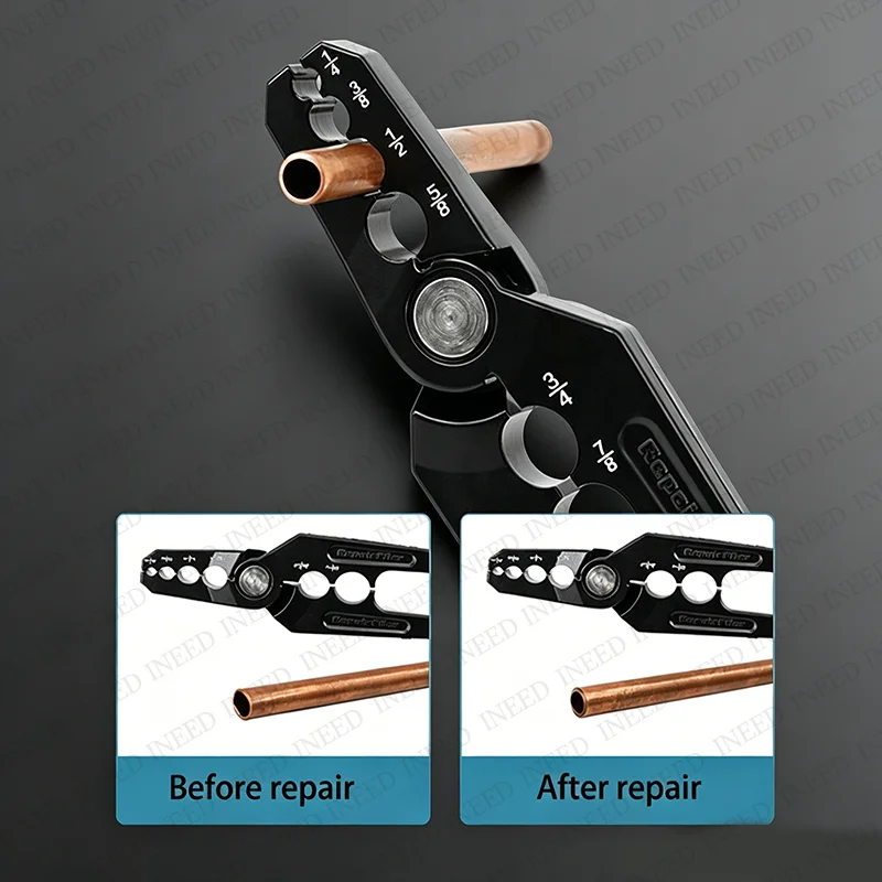 Flatten heavy-duty copper pipe repair pliers for air conditioning refrigeration pipelines, bending pliers and round pliers tools
Flatten heavy-duty copper pipe repair pliers for air conditioning refrigeration pipelines, bending pliers and round pliers tools