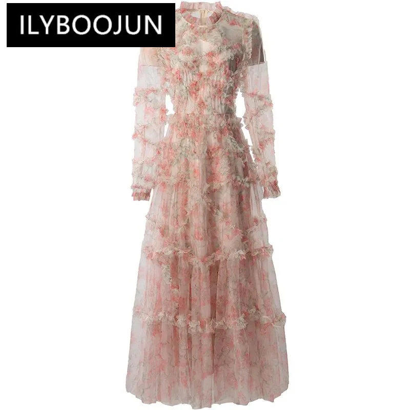 Spring Summer Women's Dress Lantern Sleeved Mesh Splicing Edible Tree Fungus Edge Print Ball Gown S-4XL Dresses
Spring Summer Women's Dress Lantern Sleeved Mesh Splicing Edible Tree Fungus Edge Print Ball Gown S-4XL Dresses