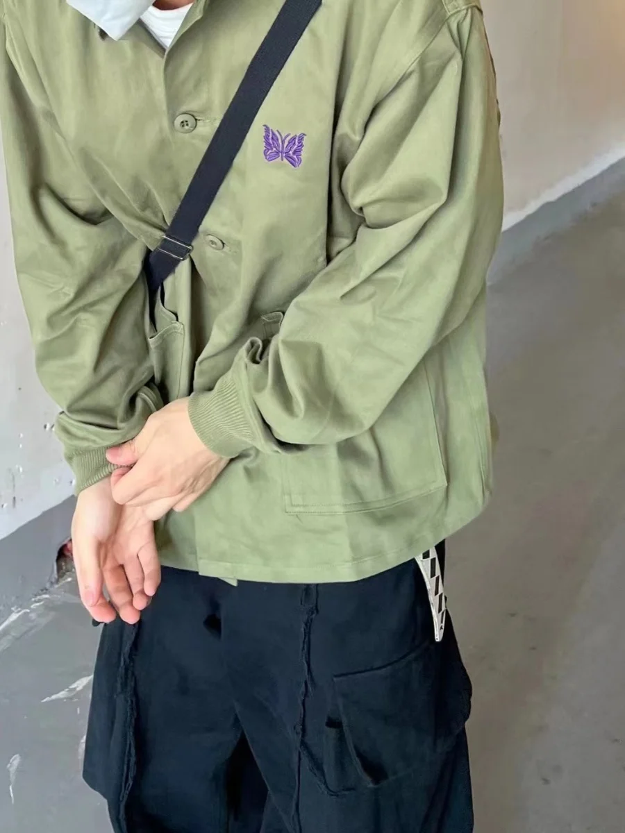 Wei Daxun Embroidered Long Sleeve Shirt Jacket Autumn Winter Outerwear Workwear Style Casual Loose Fit Youth Jacket
Wei Daxun Embroidered Long Sleeve Shirt Jacket Autumn Winter Outerwear Workwear Style Casual Loose Fit Youth Jacket
