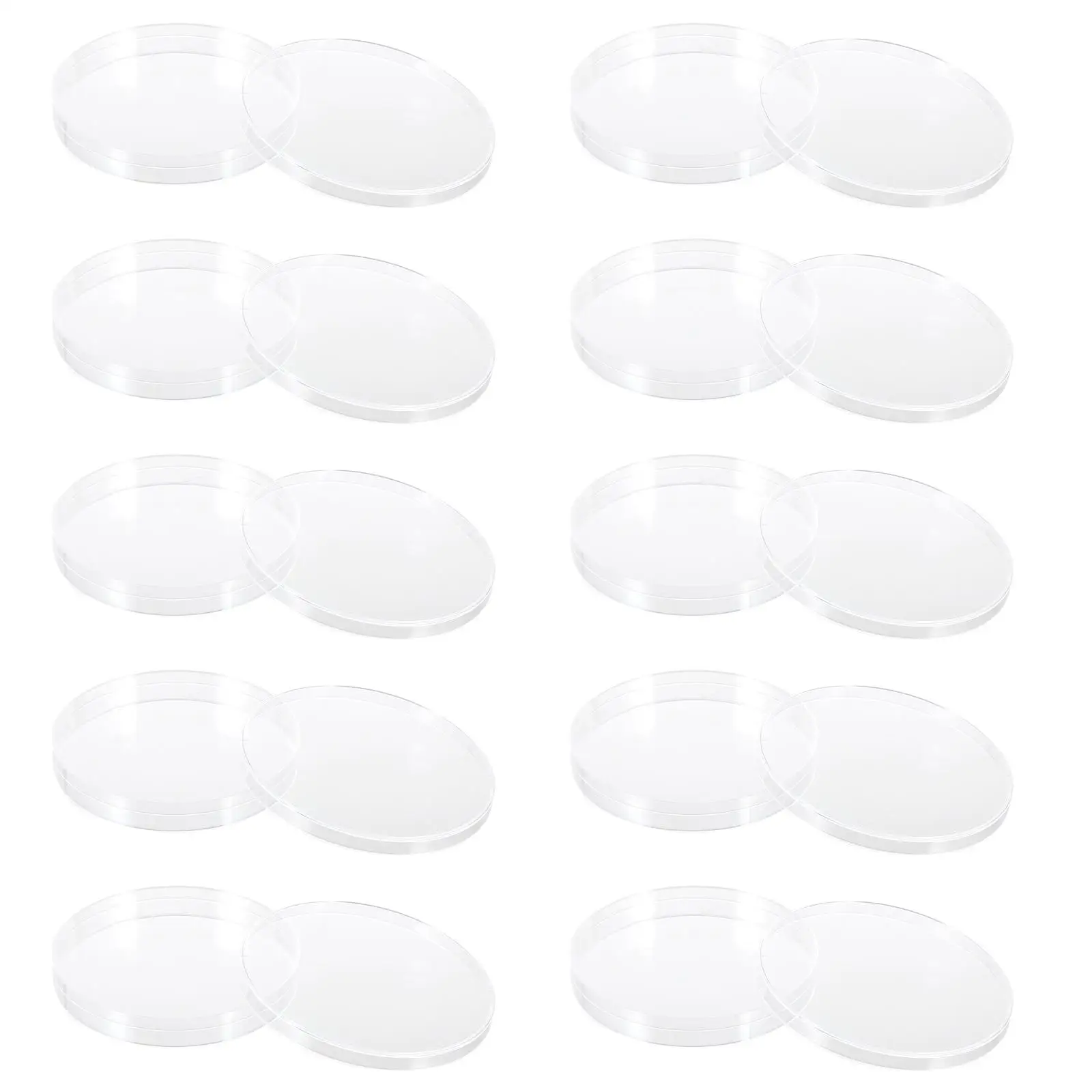 20 Pcs 90mm Petri Dishes Sterile Transparent Lids for Culture Yeast Biology Microbiology Experiment Teaching Equipment Supplies
20 Pcs 90mm Petri Dishes Sterile Transparent Lids for Culture Yeast Biology Microbiology Experiment Teaching Equipment Supplies