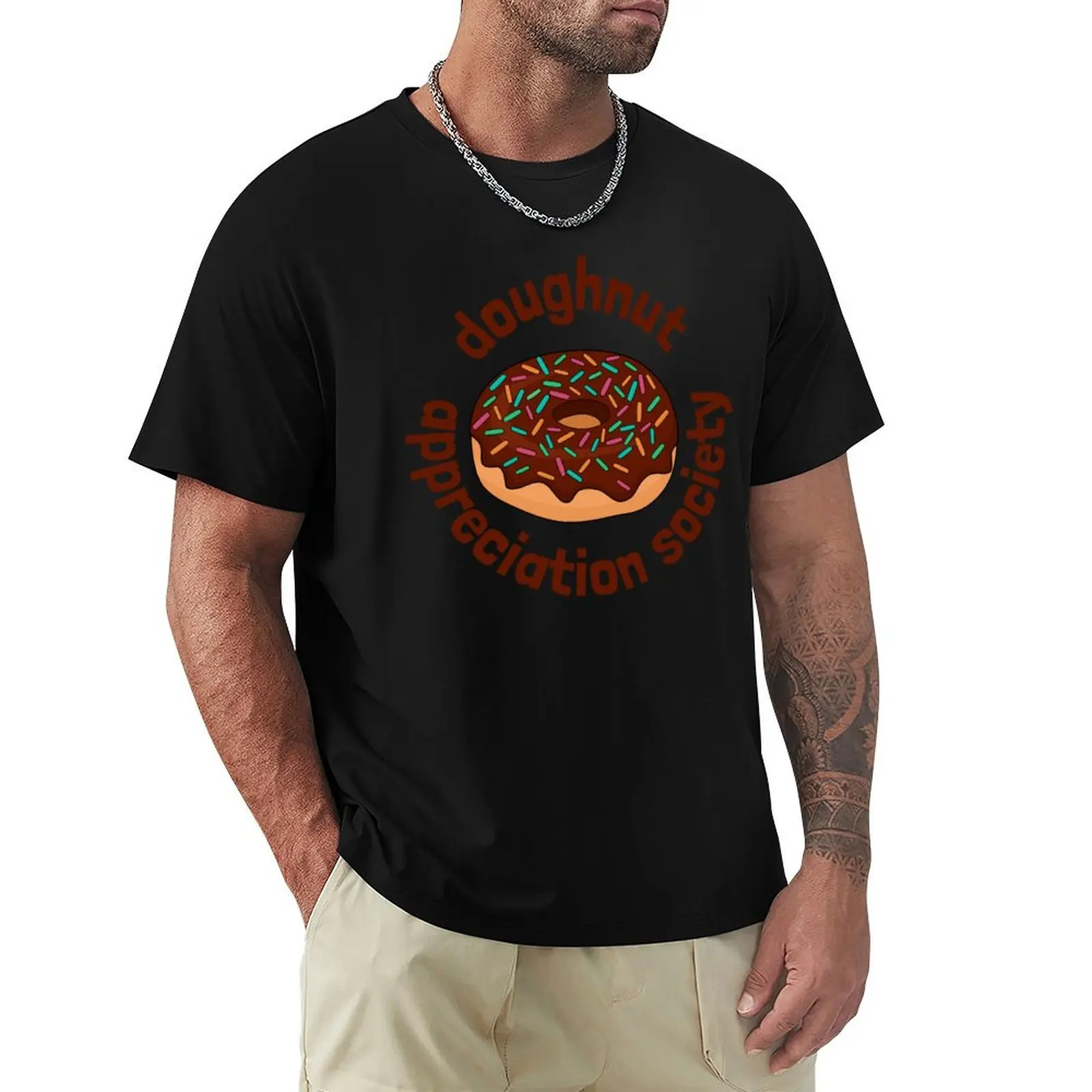 Doughnut Appreciation Society Chocolate T-Shirt Basic All Season Solid T-Shirt
Doughnut Appreciation Society Chocolate T-Shirt Basic All Season Solid T-Shirt