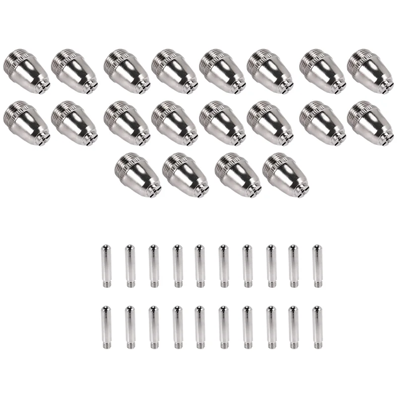 A53Q-40Pcs AG60 Plasma Cutting Torch Consumable SG55 Plasma Cutter Kit 60A AG-60 Plasma Torch Tip Electrode Nozzle
A53Q-40Pcs AG60 Plasma Cutting Torch Consumable SG55 Plasma Cutter Kit 60A AG-60 Plasma Torch Tip Electrode Nozzle