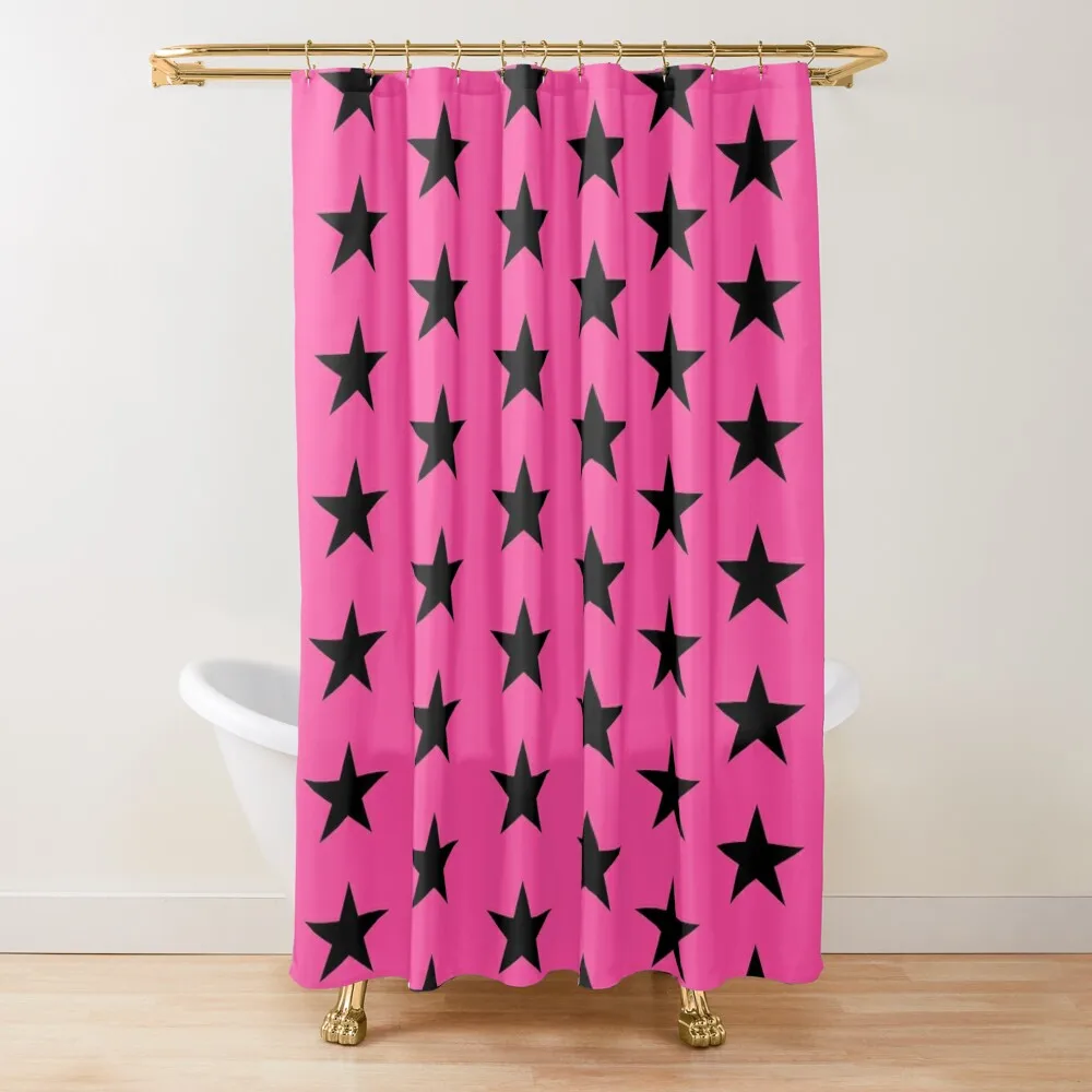 Pink and Black Stars Pattern Shower Curtain Luxury Bathroom Shower Washable Waterproof Fabric Shower Luxury Bathroom Curtain
Pink and Black Stars Pattern Shower Curtain Luxury Bathroom Shower Washable Waterproof Fabric Shower Luxury Bathroom Curtain