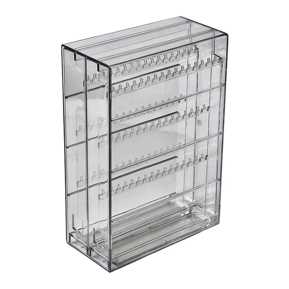 Компактный вертикальный органайзер для ювелирных изделий с несколькими выдвижными ящиками для серег, ожерелий и браслетов
Компактный вертикальный органайзер для ювелирных изделий с несколькими выдвижными ящиками для серег, ожерелий и браслетов