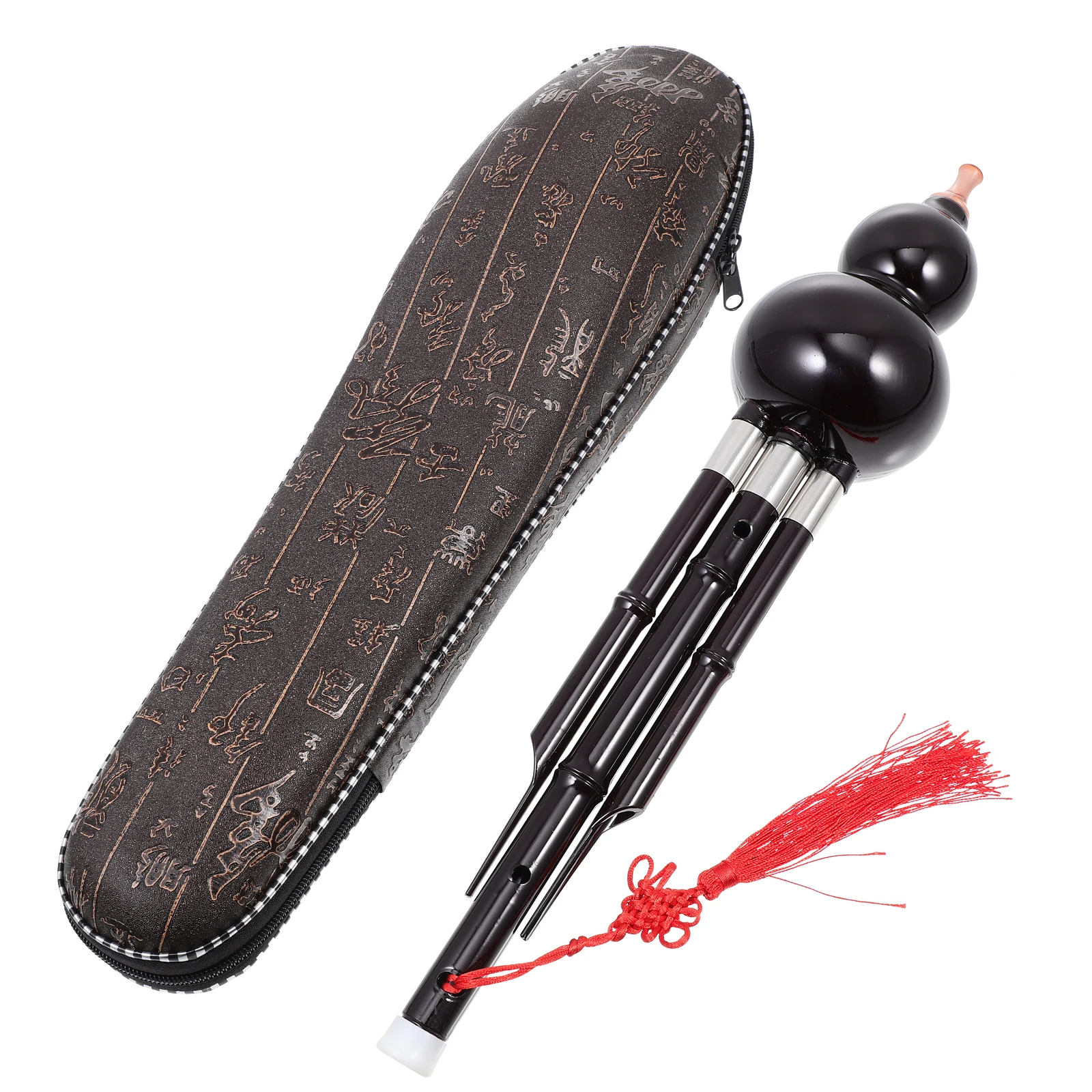 Hulusi Cucurbit Flute Wind Instrument Black Beginner Adult Seven-hole Traditional Chinese Style Lightweight Portable Durable
Hulusi Cucurbit Flute Wind Instrument Black Beginner Adult Seven-hole Traditional Chinese Style Lightweight Portable Durable