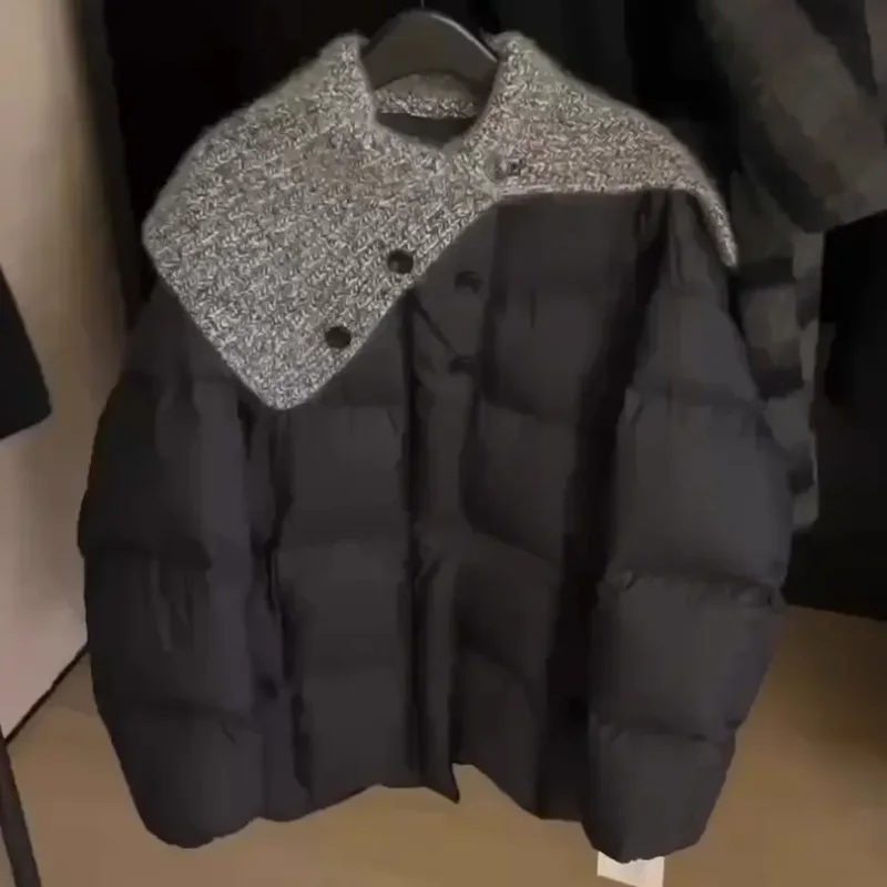 Вязаная накидка на плечи Bla: Модное зимнее пальто для женщин, теплая хлопковая верхняя одежда в корейском стиле, свободный крой, на молнии
Вязаная накидка на плечи Bla: Модное зимнее пальто для женщин, теплая хлопковая верхняя одежда в корейском стиле, свободный крой, на молнии