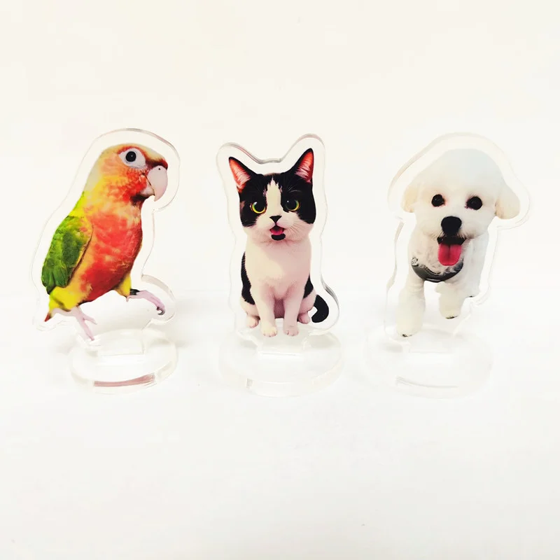 Акриловая подставка для домашних животных на заказ, оптовая продажа, милые собаки, кошки, подставка для фотографий, модные фигурки, настольный дисплей, брелок для домашних животных, кулон
Акриловая подставка для домашних животных на заказ, оптовая продажа, милые собаки, кошки, подставка для фотографий, модные фигурки, настольный дисплей, брелок для домашних животных, кулон