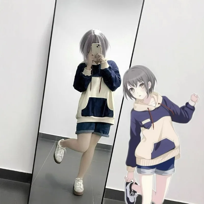 Аниме BanG Dream It's MyGO Tomori Takamatsu, пальто для косплея, женский пуловер с капюшоном для взрослых, толстовки с принтом, куртка, повседневный костюм
Аниме BanG Dream It's MyGO Tomori Takamatsu, пальто для косплея, женский пуловер с капюшоном для взрослых, толстовки с принтом, куртка, повседневный костюм