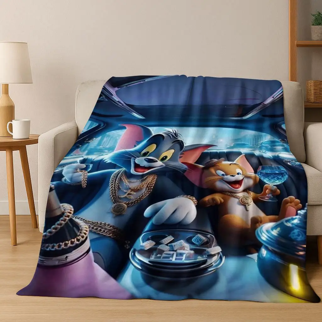 3D T-tom and Jerry Cat Mouse Cartoon Art Flannel Blanket,Cozy Soft Throw Blanket for Home Bedroom Bed Sofa Picnic Cover Kid Gift
3D T-tom and Jerry Cat Mouse Cartoon Art Flannel Blanket,Cozy Soft Throw Blanket for Home Bedroom Bed Sofa Picnic Cover Kid Gift